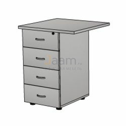 Мебель для персонала Офисная тумба приставная с замком ТФ216