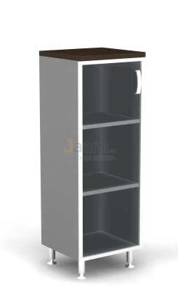 Мебель для персонала Шкаф левый, стеклянная дверь в раме BR81.0312