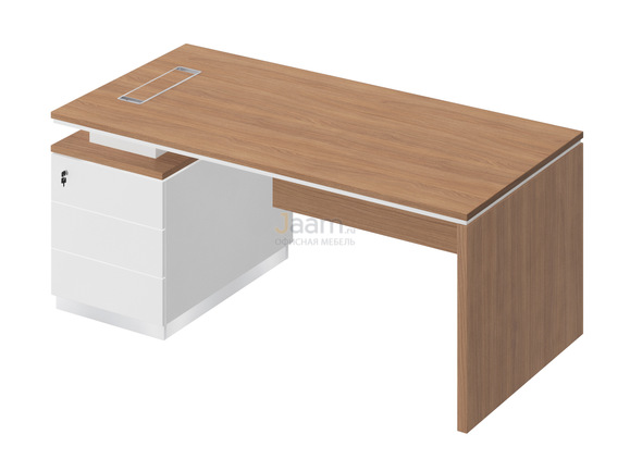 Кабинет руководителя Стол на опорной тумбе левый СИ 109л