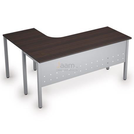 Мебель для персонала Стол криволинейный на металлических опорах правый 2МК.133