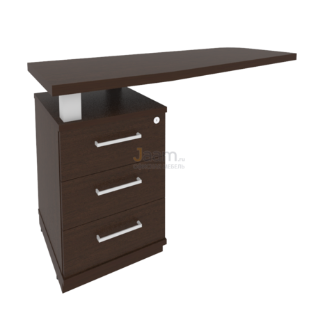 Кабинет руководителя Офисная тумба приставная с топом левая KTP-2 Л