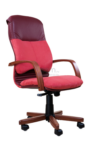 Кресло Мара/П комб. Кожа стандартная/база дерево