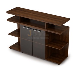 Кабинет руководителя Офисный шкаф низкий со стеклом 4ШН.012.1