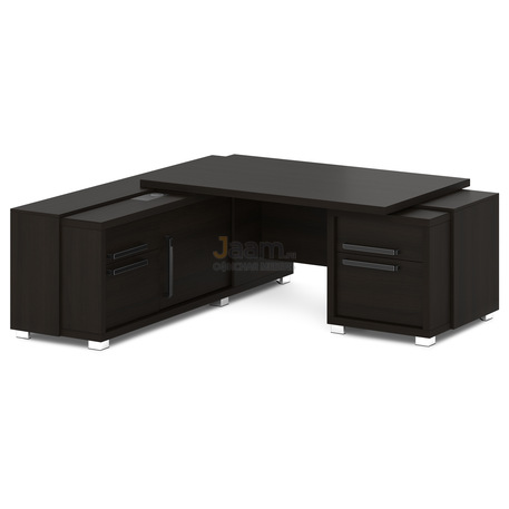 Кабинет руководителя Стол с тумбой и греденцией L-13пр/л