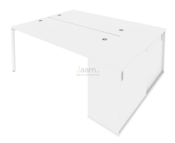 Мебель для персонала Рабочая станция с опорным шкафом-купе Б.РС-СШК-1.4