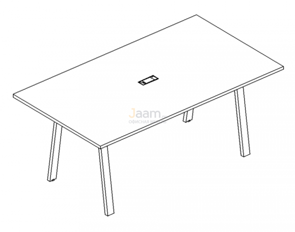 Стол Стол для переговоров на металлокаркасе TRE Б3 122 БП