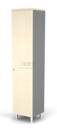 Мебель для персонала Гардероб с крючками, глухая R-дверь BR84.0505