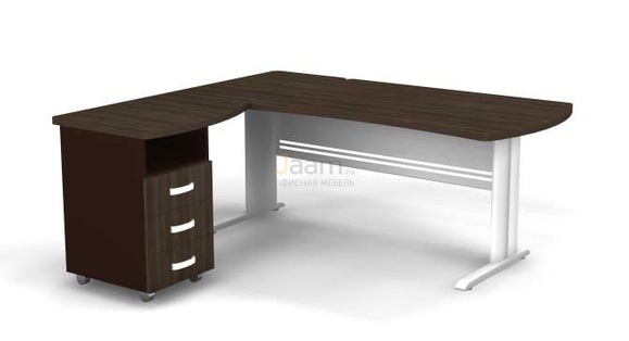 Мебель для персонала Угловое рабочее место на L-обр. каркасе левое B181/1