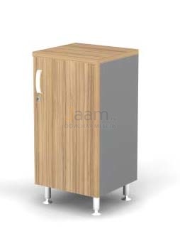 Мебель для персонала Шкаф узкий низкий правый BR81.0203