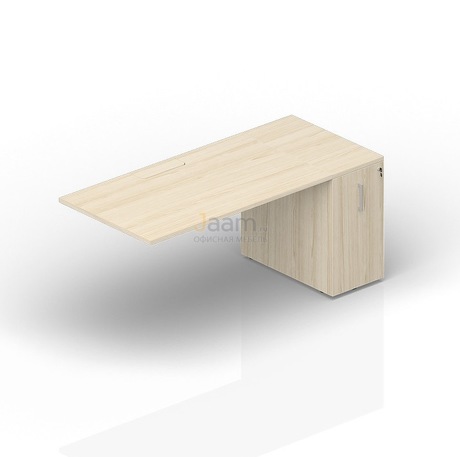 Мебель для персонала Стол с приставным шкафом Tower (меламиновый аулет) ETPM168T072