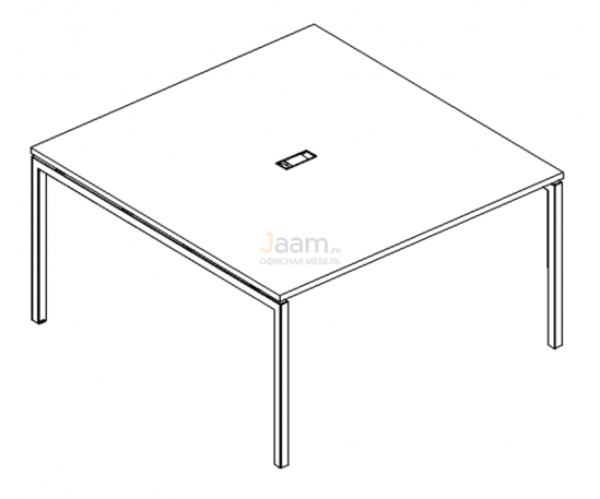 Стол Стол для переговоров на металлокаркасе DUE Б2 133 БП