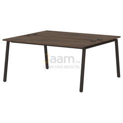 Мебель для персонала Стол-тандем на металлокаркасе Т-140