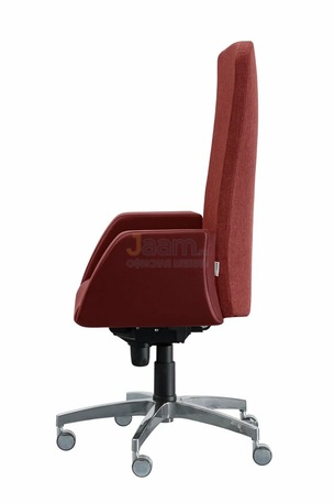 Кресло Сигма/П комбиниров. кожа нестандарт/база алюминий