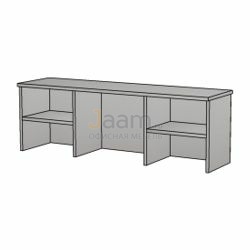 Мебель для персонала Полка настольная с задней стенкой ПФ006