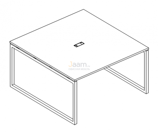 Стол Стол для переговоров на металлокаркасе QUATTRO Б4 136 БП