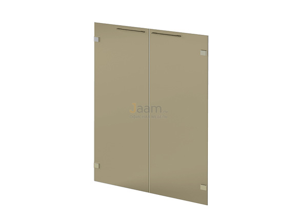 Мебель для персонала Двери низкие стеклянные N-016