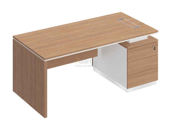 Кабинет руководителя Стол на опорной тумбе правый СИ 109пр