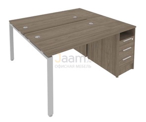 Мебель для персонала Рабочая станция с опорной тумбой Б.РС-СТП-2.2