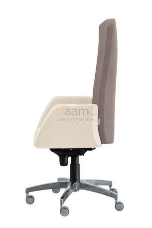 Кресло Сигма/П комбиниров. кожа стандарт/база алюминий
