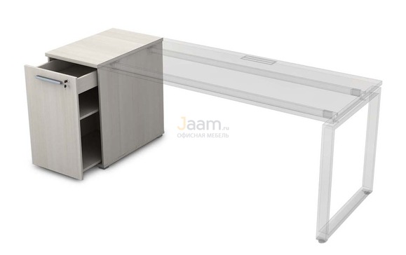 Мебель для персонала Офисная тумба с выкатной секцией 9Т.028