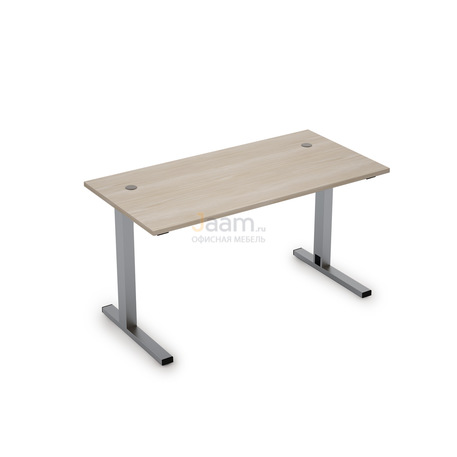 Мебель для персонала Стол рабочий прямолинейный с кабель-каналом (L-образная опора) 2МLК.074