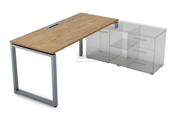 Мебель для персонала Стол для крепления на тумбу правый СТП-О.979