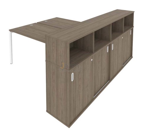 Мебель для персонала Рабочая станция с опорным шкафом-купе Б.РС-СШК-4.4