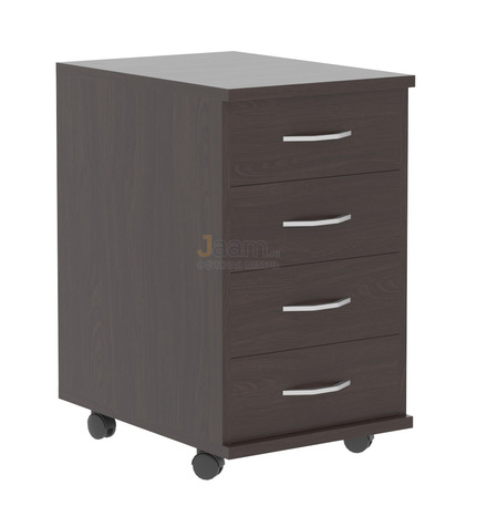Мебель для персонала Офисная тумба подкатная 4 ящ. ТМ-4