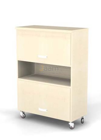 Мебель для персонала Шкаф открытый, 2 глухие лифт-двери BR82.0366