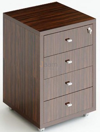 Кабинет руководителя Офисная тумба 4-х секционная подкатная с центральным замком 209