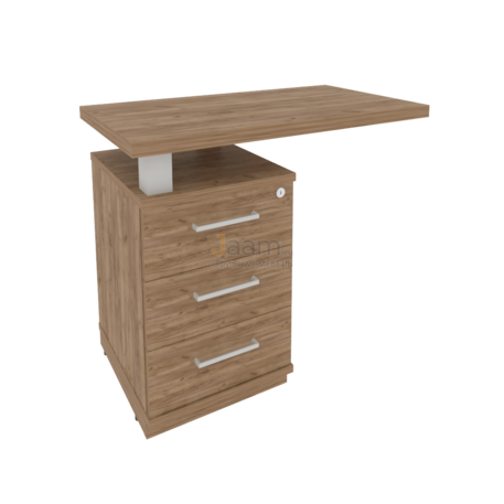 Кабинет руководителя Офисная тумба приставная с топом левая KTP-1 Л