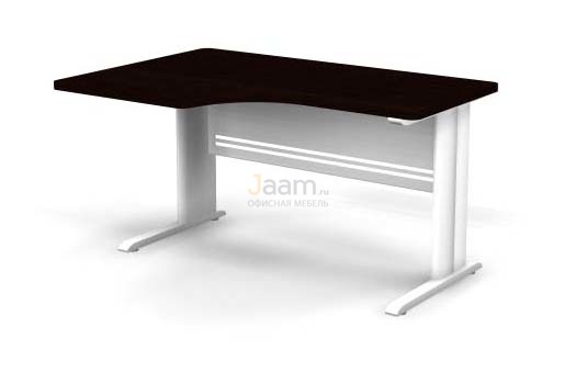 Мебель для персонала Стол эргономичный L-обр. каркасе левый B143М