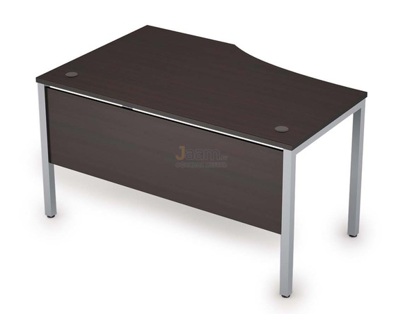 Мебель для персонала Стол криволинейный с экраном из ДСП правый 6МД.023