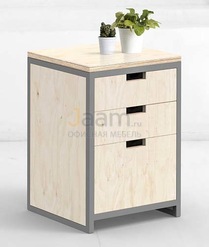 Мебель для персонала Офисная тумба METALLFRAME E OAK