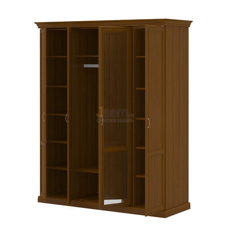 Кабинет руководителя Гардероб четырехстворчатый, высокий, глубокий ПК-ВР-ГГ233Х192/2ДГ/2ДЗ