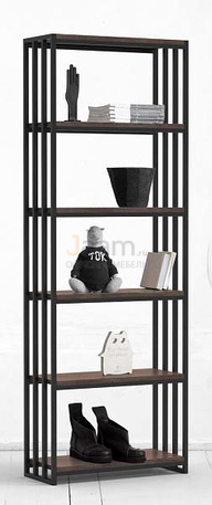 Мебель для персонала Стеллаж низкий с верт.орг. METALFRAME OAK 3