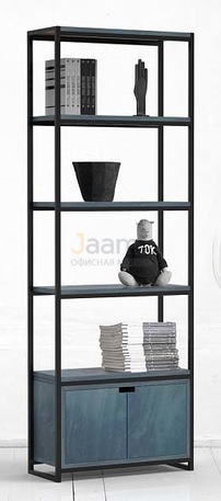 Мебель для персонала Стеллаж высокий с ящиком METALFRAME 4