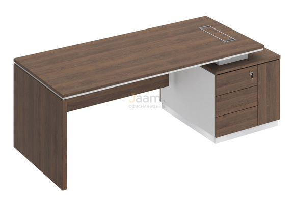 Кабинет руководителя Стол на опорной тумбе правый СИ 112пр