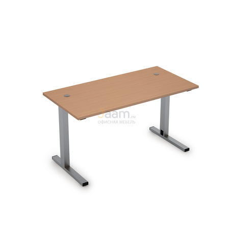 Мебель для персонала Стол рабочий прямолинейный с кабель-каналом (L-образная опора) 2МLК.077