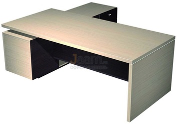 Кабинет руководителя Стол руководителя с лотком экраном и с опорной тумбой правой ESP139