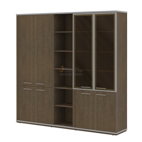 Кабинет руководителя Гардероб комбинированный глубокий ПК-СЕ-Ш3С220Х225К2ДС/Г