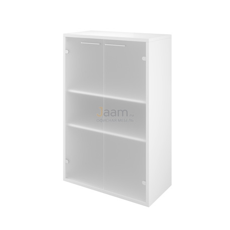 Мебель для персонала Стеллаж низкий со стеклом ДБ49