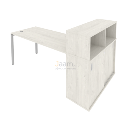 Мебель для персонала Стол письменный с опорным шкафом-купе Б.РС-СШК-3.4
