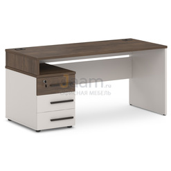 Мебель для персонала Стол с опорной тумбой левый T-23л
