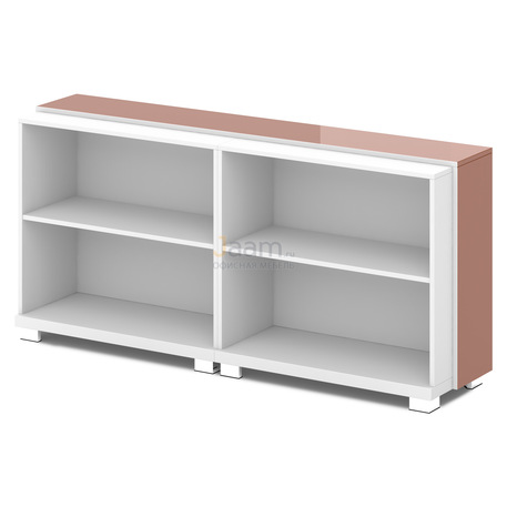 Кабинет руководителя Стеллаж низкий двойной L-64