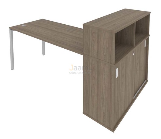 Мебель для персонала Стол письменный с опорным шкафом-купе Б.РС-СШК-3.4