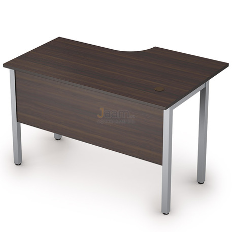 Мебель для персонала Стол криволинейный на металлических опорах левый 2МД.141