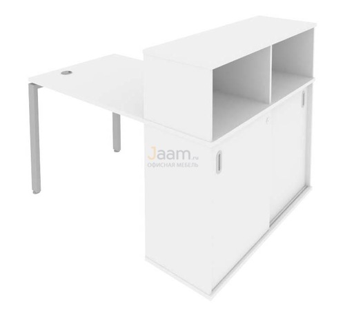 Мебель для персонала Стол письменный с опорным шкафом-купе Б.РС-СШК-3.1