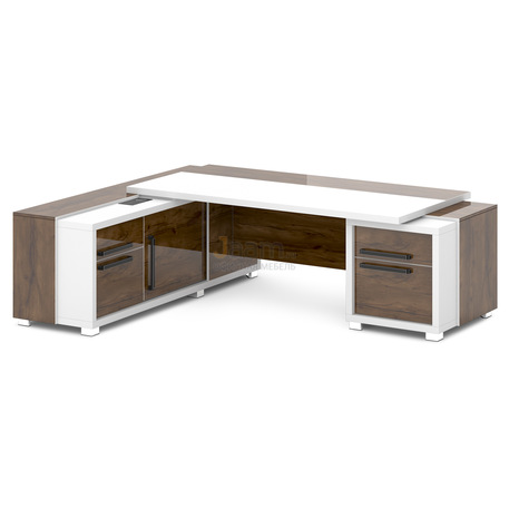 Кабинет руководителя Стол с тумбой и греденцией L-20пр/л