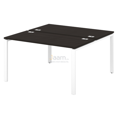 Мебель для персонала Стол-тандем на металлокаркасе S-42